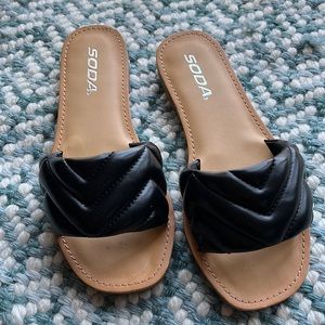 Black sandals